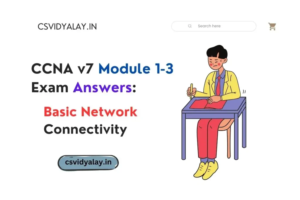 CCNA v7 Module 1-3 Exam Answers