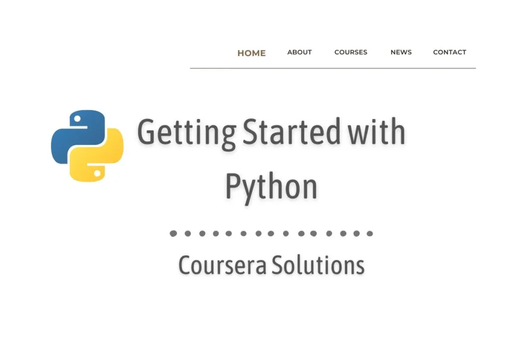 Programming for Everybody (Getting Started with Python) Answers